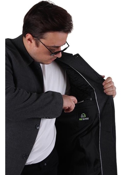 Erkek Büyük Beden Kaşmir Kaban 103008 Fume modelleri