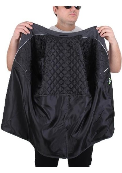 Erkek Büyük Beden Kaşmir Kaban 103008 Fume indirimleri