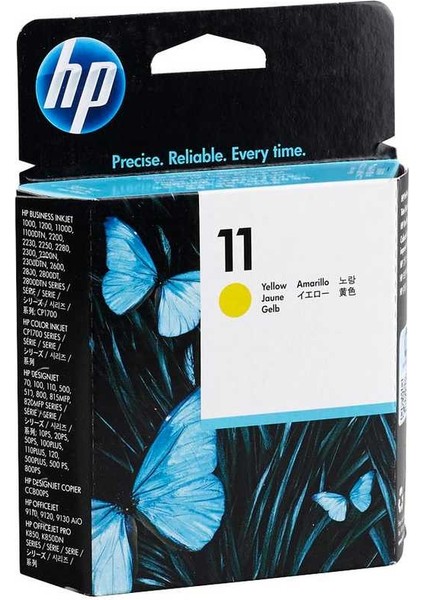 11-C4813A Sarı Orijinal Baskı Kafası