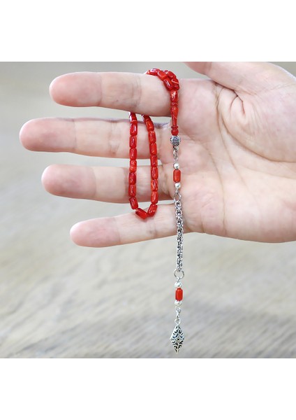 Kararmaz Metal Arnavut Su Damlası Püsküllü Kapsül Kesim Kırmızı Beyaz Mini Boy Ateş Kehribar Tesbih modelleri