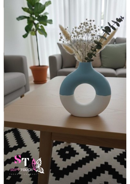 Soft Dekoratif Minimal Bohem Vazo siyah-beyaz modelleri