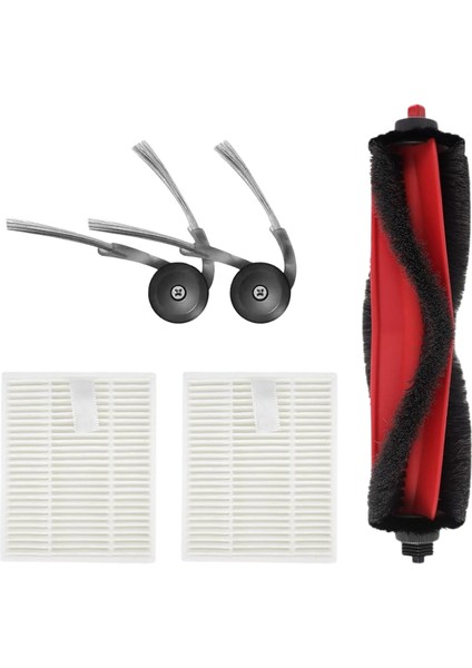 Roborock Q8 RRA0TCP (Max-Pro-Plus Değil!!) Uyumlu Yedek Fırça Filtre Seti-5 Parça