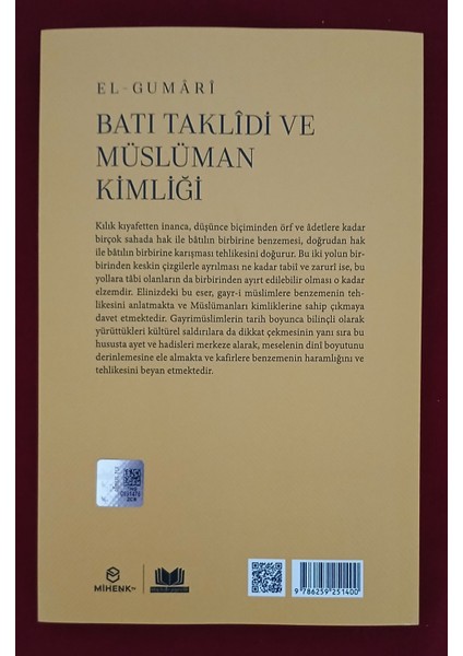 Batı Taklidi ve Müslüman Kimliği fiyatları