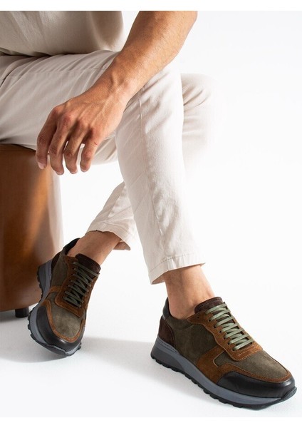 Erkek Haki-Kahve Günlük Süet Ayakkabı fiyatları