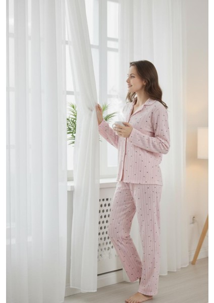 Sıcacık Polar Kumaş Kışlık Ev Giyim Takımı | Kadın Pijama Takımı modelleri