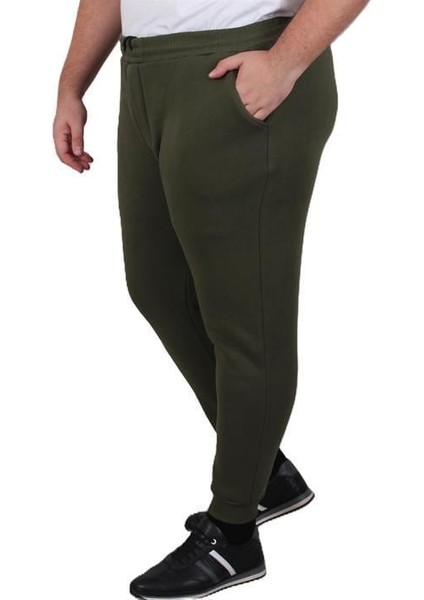 Büyük Beden 3ip Classic Eşofman Altı 22515 Hakı