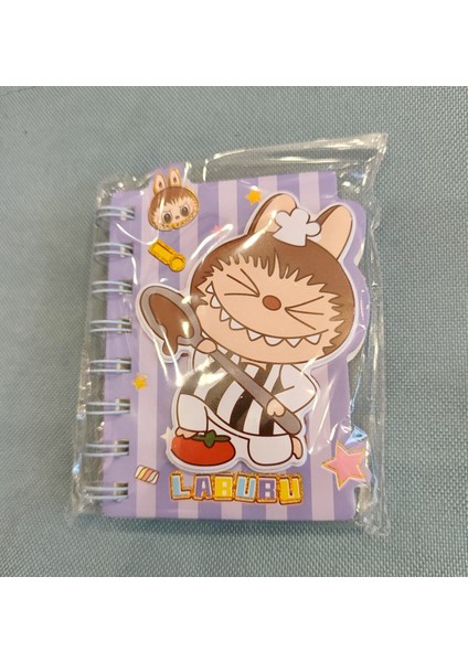 Labubu Figürlü Not Defteri 72 Yaprak (11CM*8CM) Model 1