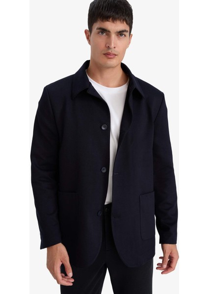 Regular Fit Polo Yaka Blazer Ceket G3832AX25WN modelleri