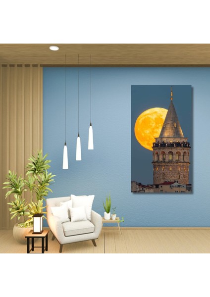 Hd Digital Baskı Galata Kulesi Istanbul Desenli Kanvas Duvar Tablosu Ofis Ev modelleri