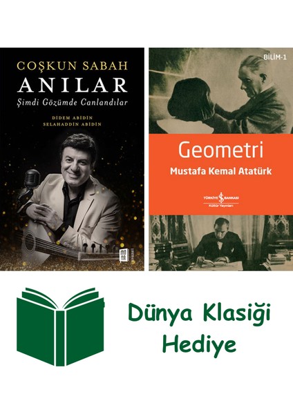 Coşkun Sabah - Anılar + Geometri + Dünya Klasiği Hediye