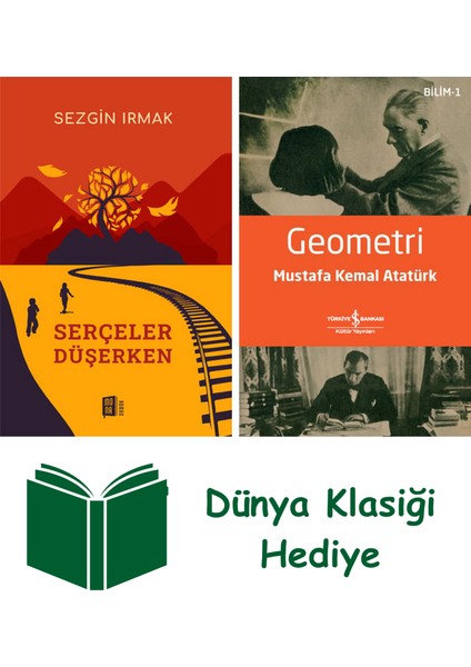 Serçeler Düşerken + Geometri + Dünya Klasiği Hediye