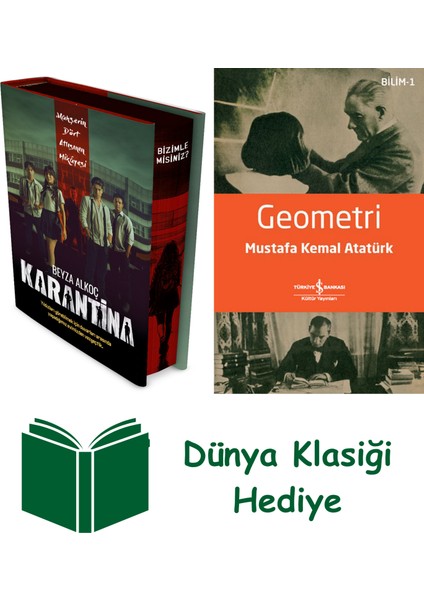 Karantina 1. Perde - Film Özel Baskı (Ciltli) + Geometri + Dünya Klasiği Hediye