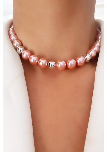 Pembe Istiridye Incisi Görünümlü Kolye fiyatları