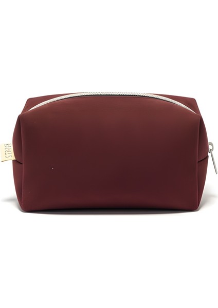 Bordo Süet Makyaj Çantası modelleri