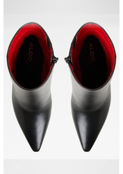 Guavaberry Bot Yüksek Topuklu Bot - Siyah