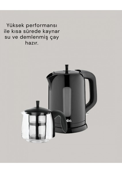 0,9 L Cam Demlik ve 1,7 L Su Haznesi Ile Çay Keyfi indirimleri