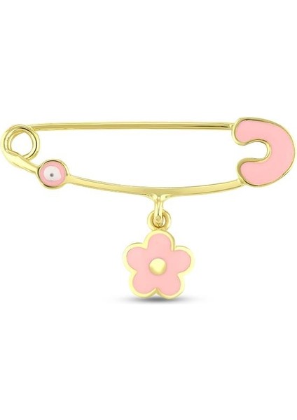 Altın Bebek Yaka Iğnesi - 14K