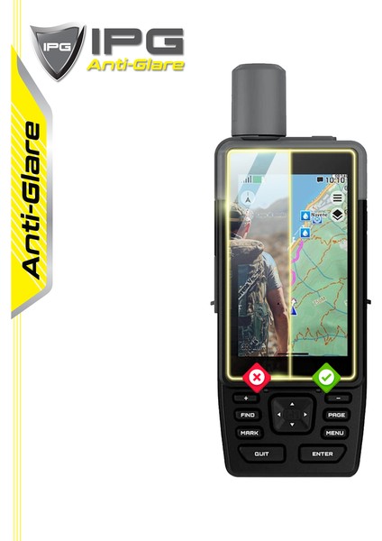 Garmin® Gpsmap H1 Gps Için Anti-Glare Parlama Önleyici Mat Ekran Koruyucu (2 Adet)