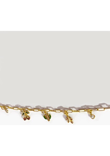 Şans Charmları Sallantılı Gold Bileklik fiyatları