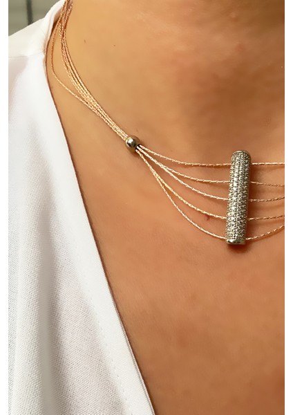 Zirkon Taşlı Şık Kolye fiyatları