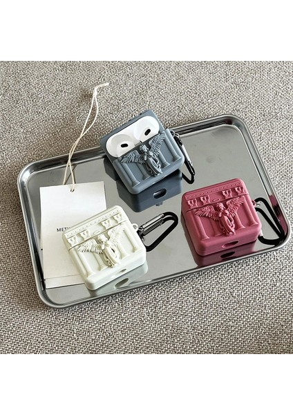 Apple Airpods Pro 2.nesil Kılıf Antik Melek Gri modelleri