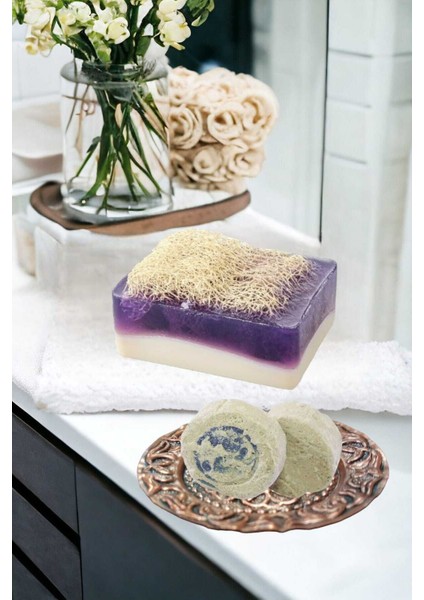 2'li Tüm Cilt Sıkılaştırıma Yüz Yoga Yüz Bakım Peeling Lifli Lavanta Sabun Leke Akne Ruşur Taşı fiyatları