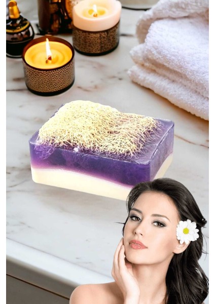 2'li Tüm Cilt Sıkılaştırıma Yüz Yoga Yüz Bakım Peeling Lifli Lavanta Sabun Leke Akne Ruşur Taşı fırsatları