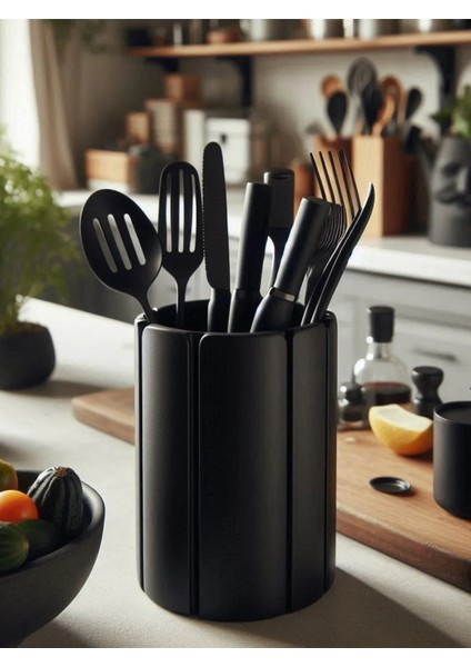 Tezgah Üstü Kaşıklık Kepçelik Mutfak Organizeri