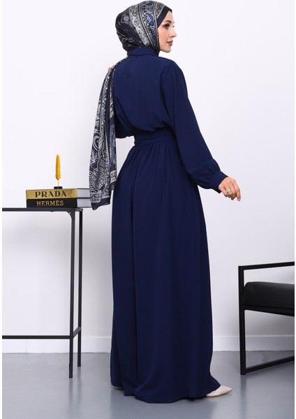 Lacivert Bel Lastikli Tulum fırsatları