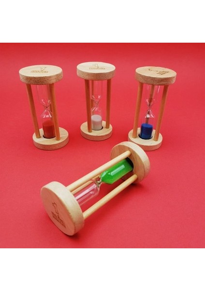 Hediyelik Ahşap 1 Dakika Kum Saati