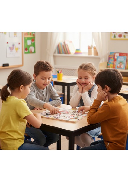 Ahşap Eğitici Puzzle Seti – 7’li Eğitim ve Keşif Paketi fiyatları