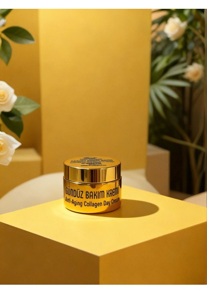 Kutova Anti-Aging Kolajen Gündüz Bakım Kremi SPF15 – Kırışıklık ve Leke Karşıtı, Yoğun Onarıcı Günlük Nemlendirici Krem