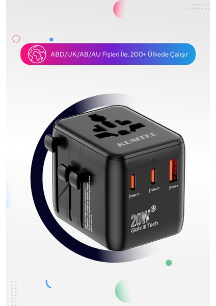 Evrensel Seyahat Adaptörü Priz Dönüştürücü Hmta-01 modelleri