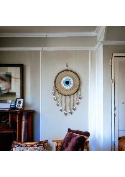 Örgülü Duvar Süsü Capucino Kahvesi Duvar Süsü Boncuklu modelleri