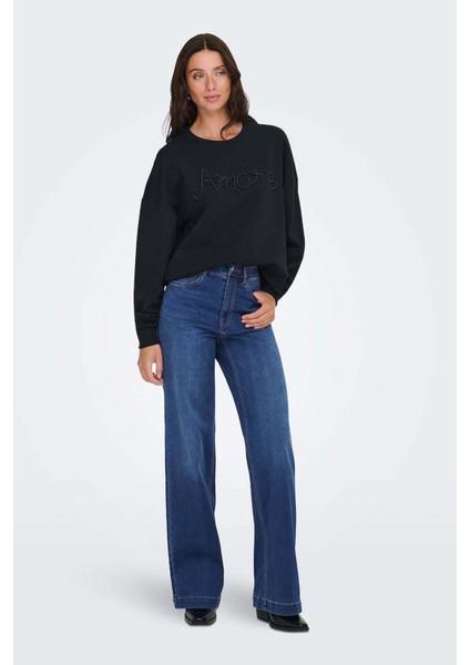 Onlmadison Pamuklu Wide Leg Yüksek Bel Geniş Paça Jeans Bayan Kot Pantolon 15358210 fiyatları