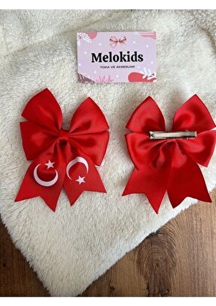 Kırmızı Bayraklı 29 Ekim Tokası 2 Adet Klipsli fiyatları