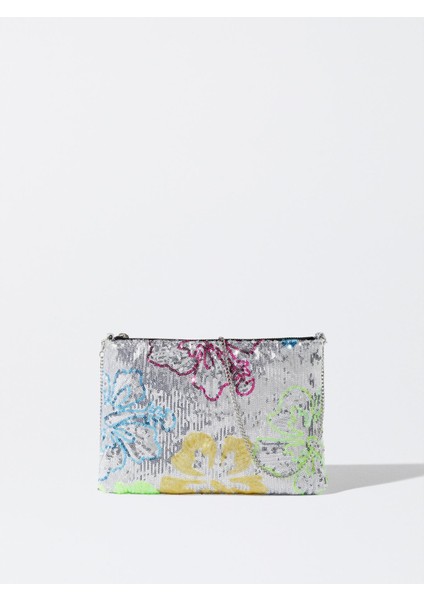 Boncuklu Parti Çapraz Askılı Çanta