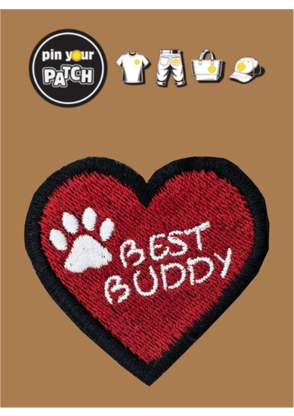 Ütü ile Yapışan Yama 7055 Kalp