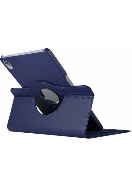 Lenovo Tab P11 Pro 11.2" 2.nesil Uyumlu Spıa Dönebilen Standlı Kılıf-Lacivert modelleri