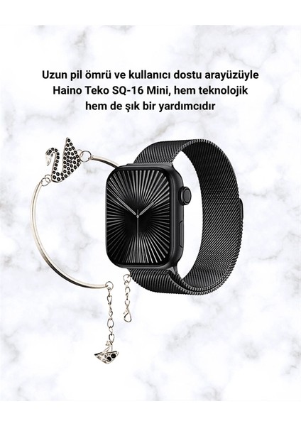 Sq-16 Mini Series 10 – Dokunmatik Akıllı Saat | Kalp Ritmi, Spo2, Uyku Takibi fırsatları