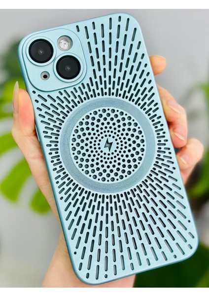 Iphone 13 ve iphone 14 Uyumlu Lensli Magsafe Özellikli Darbe Önleyici Koruyucu Kılıf