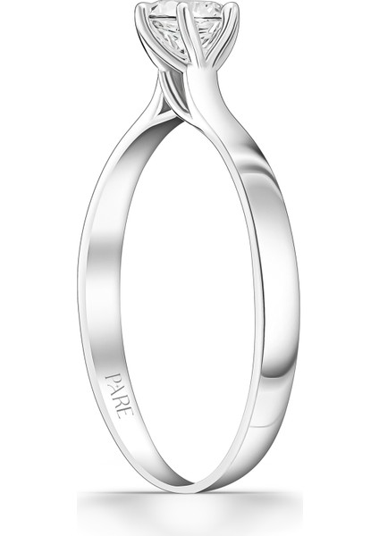 D Renk 0,30 Karat Hrd Sertifikalı Tektaş Pırlanta Yüzük modelleri