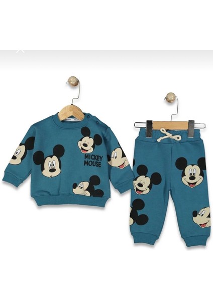 Şaşkın Fare Şardonlu Üç Iplik Erkek Bebek Takım fırsatları