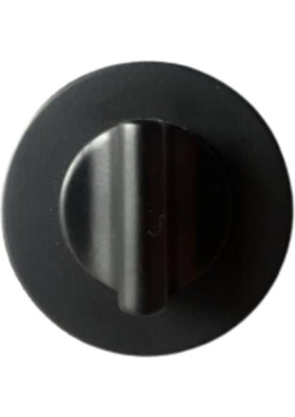 RO22 Kapı Kolu Rozeti Wc Siyah 52X52X5 mm