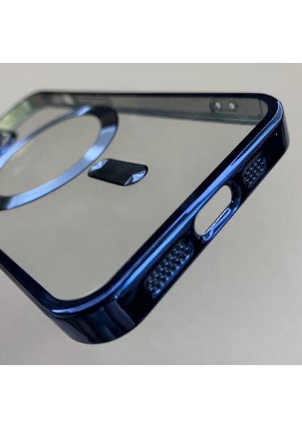 Iphone 13 Pro Uyumlu Magsafe Kenarlar Renkli Kılıf modelleri