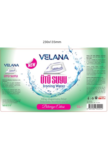 Ütü Suyu Yumuşatıcılı, Biberiye Kokulu indirimleri