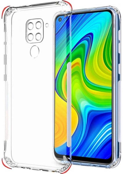 Xiaomi Redmi Note 9 ile Uyumlu Kapak Kamera Korumalı Şarj Yeri Tıpalı Şeffaf Silikon Kılıf fiyatları