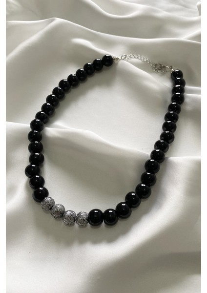 Kontras Renk Siyah Kolye fiyatları