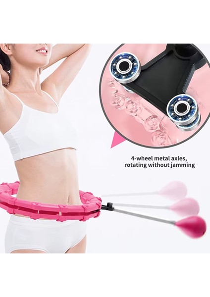 Hulalop Egzersiz Çemberi Egzersiz Halkası Ağırlıklı Bel Kalça Bacak Kol Bölgesi Ayarlanabilir fırsatları