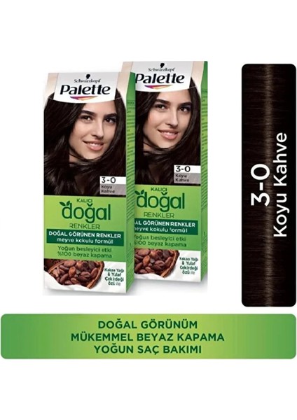 Doğal 3/0 Koyu Kahve x 2 Adet